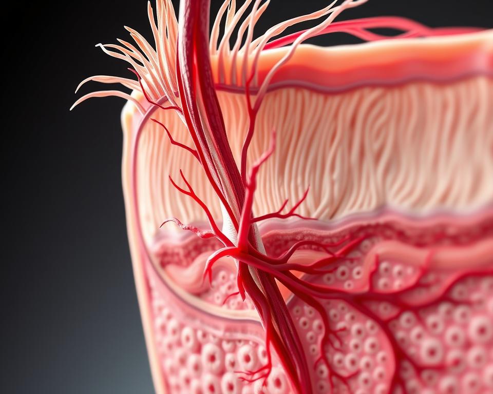 hair follicle blood supply